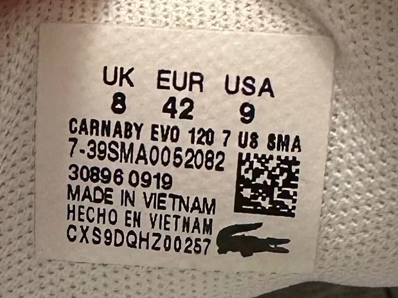 Lacoste Scarpe da uomo: Lacoste Sneaker weiss, Grösse 42, neuwertig – Usato da Wohlen AG venduto da thr_t5x8 7