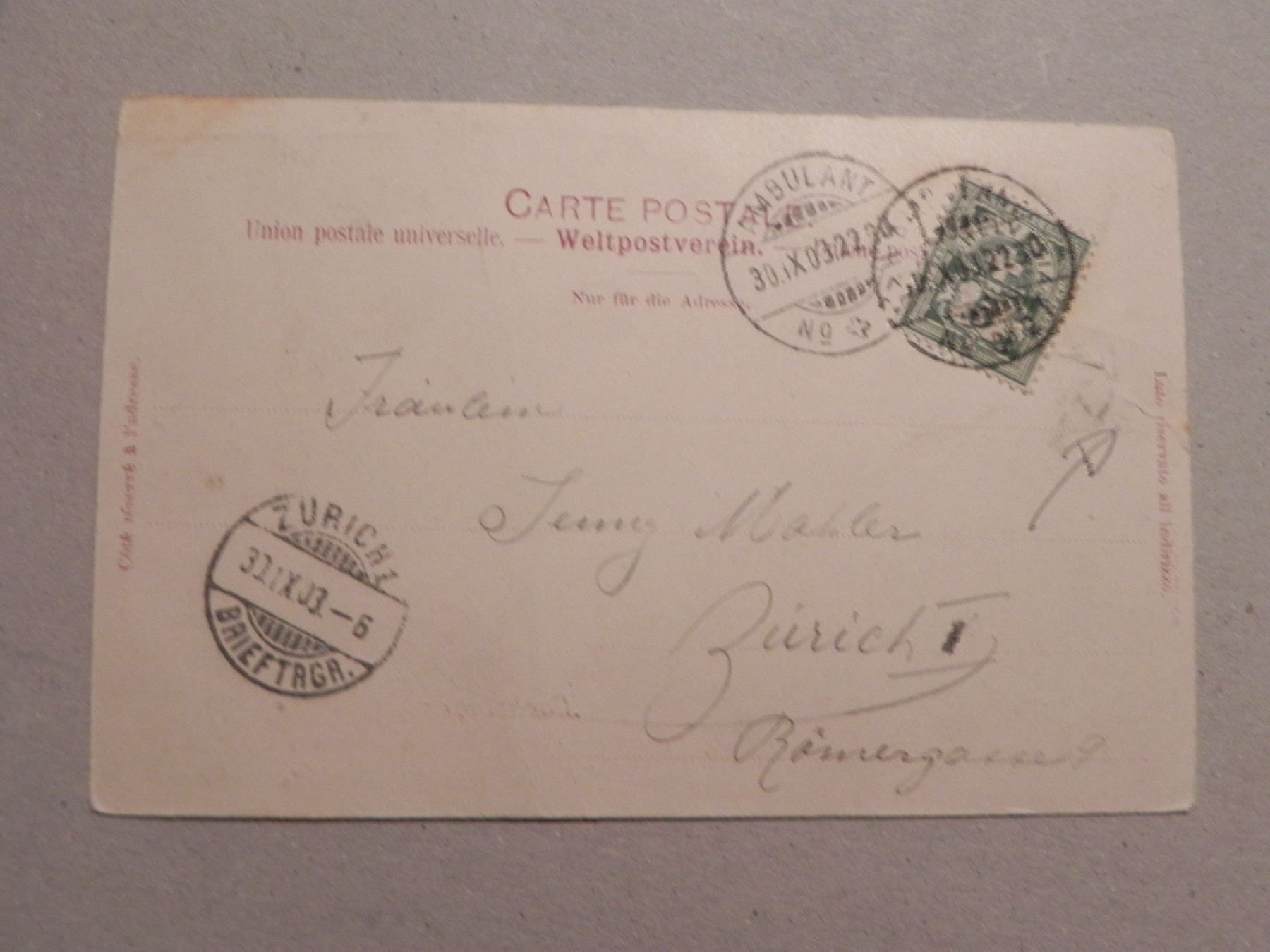 Cartes postales: Ansichtskarte Luchsingen Glarus GL 1903 – D'occasion à Siebnen par krimsie 1