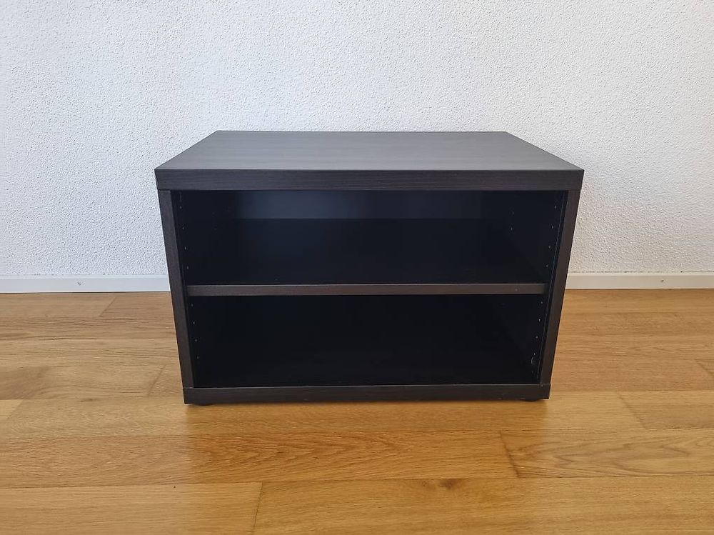 IKEA BESTÅ Schuhschrank/Korpus Dunkelbraun/Schwarz (Gebraucht) in Aarau für CHF 20 – nur Abholung auf Ricardo kaufen