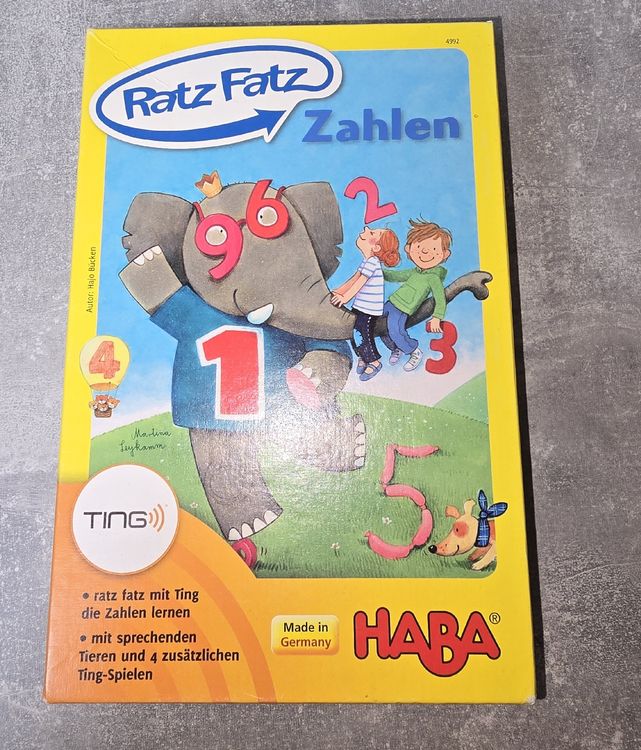 Haba Ratz Fatz Zahlen Lernspiel mit Ting! (Gebraucht) in Aadorf für CHF ...