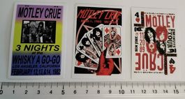 Mötley Crüe - 3 Aufkleber