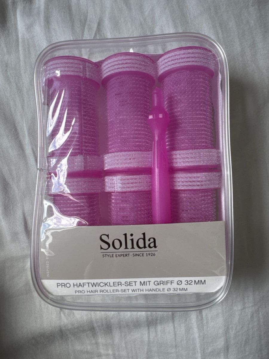 Piastre & Arricciacapelli: NEU: Solida Lockenwickler-Set 32mm mit Griff – Nuovo e nell'imballaggio originale da Gächlingen venduto da anjuli_123