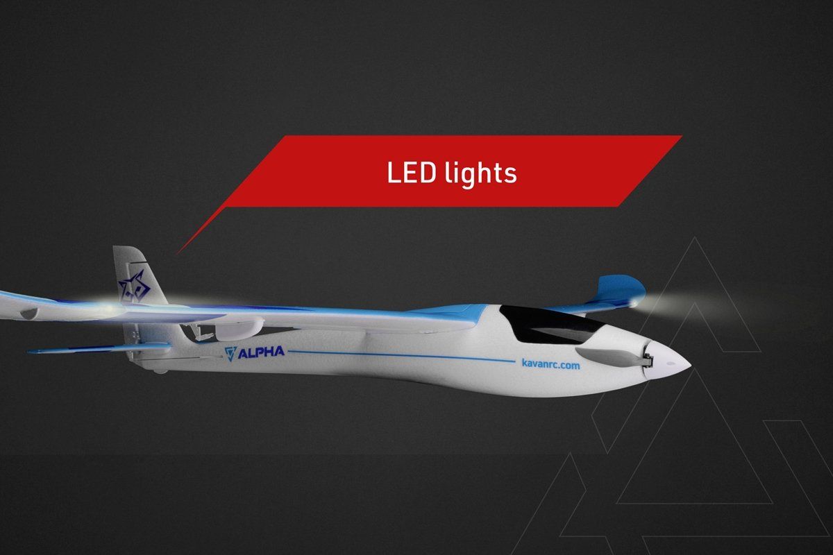 Modellismo RC: Alpha 1500V2 ARF - blaue Version mit LED Beleuchtung – Nuovo e nell'imballaggio originale da Balsthal venduto da Jetline 8