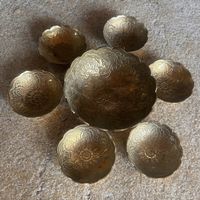 Messing Schalen Set ( 7 Stück)