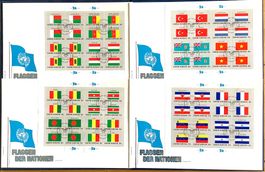1980 USA - FDC  Jahresausgabe UNO FLAGGEN der Nationen