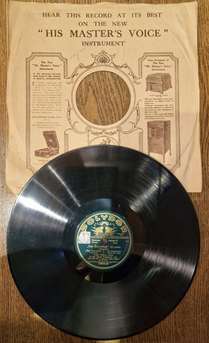 Dischi in vinile: 5 Schellackplatten  -  Bach, Schubert, Lehar etc. – Usato da Röthenbach i. E. venduto da Heureka5 4