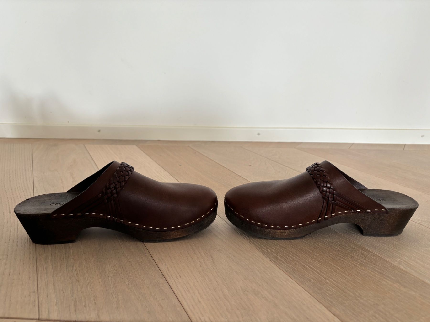 Celine Scarpe da donna: Celine Damen clogs Leder braun Grösse 39 – Usato da Kloten venduto da mybestbrands 2