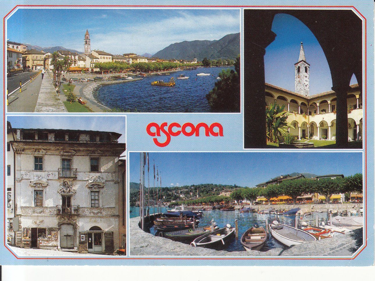Cartoline postali: Ascona 1991 – Usato da Bürglen TG venduto da StampGraf