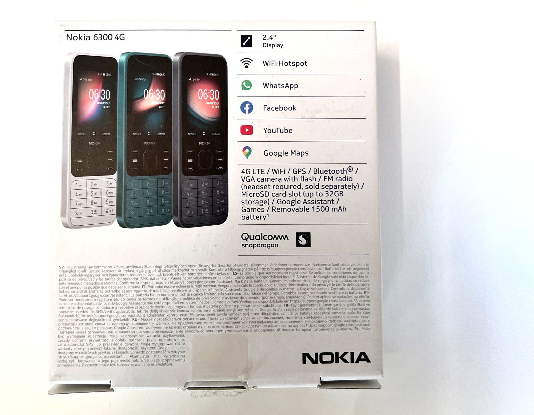 Nokia Handys / Smartphones: NOKIA 6300 4G – Neu und originalverpackt aus Zürich von  2