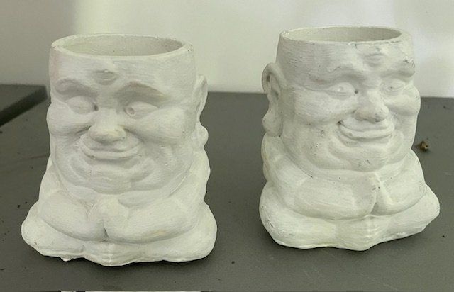 Blumentöpfe: Blumentöpfe: Dicke Buddhas Neu 2 Stück – Neu und originalverpackt aus Au ZH von Jaggy4 1