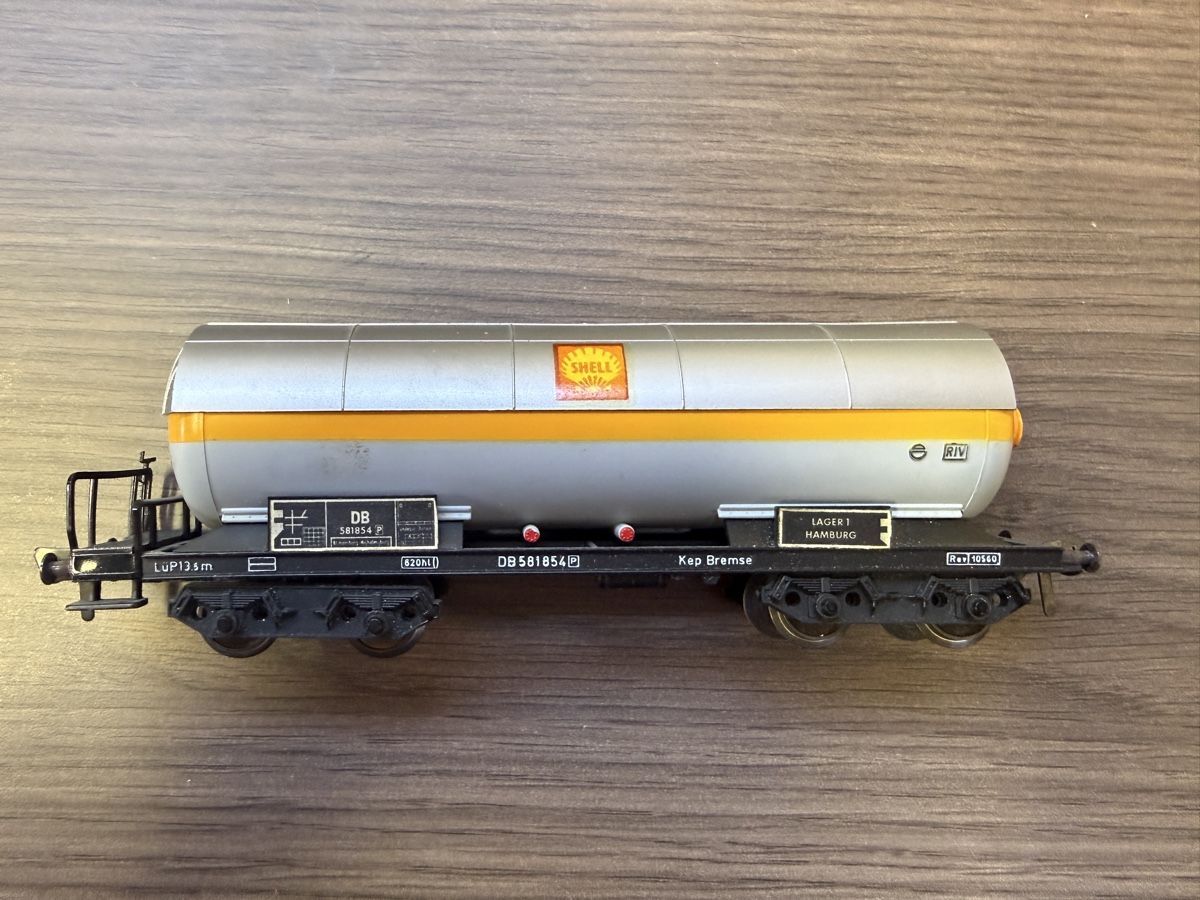 Fleischmann Modellini di ferrovie: Wagon-Citerne Fleischmann 1475 S / 5425 – DB "Shell" (Éch.HO – Nuovo e nell'imballaggio originale da Ardon venduto da Momovs99 4