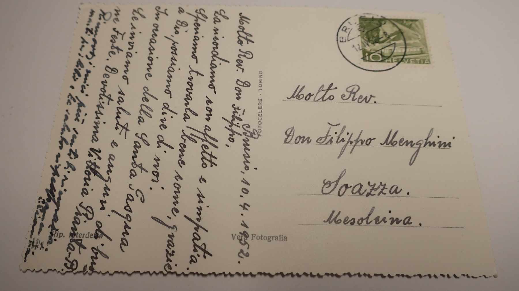 Cartoline postali: PAX Buona Pasqua 1952 – Usato da Cormoret venduto da Pascalll2001 3