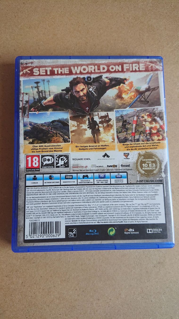 Spiele: Just Cause 3 Ps4 – Gebraucht aus Chur von FreakofRarity 2