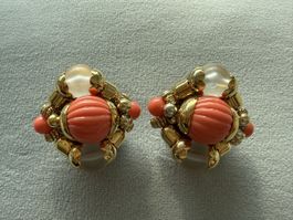 Boucles d’oreilles clips vintage