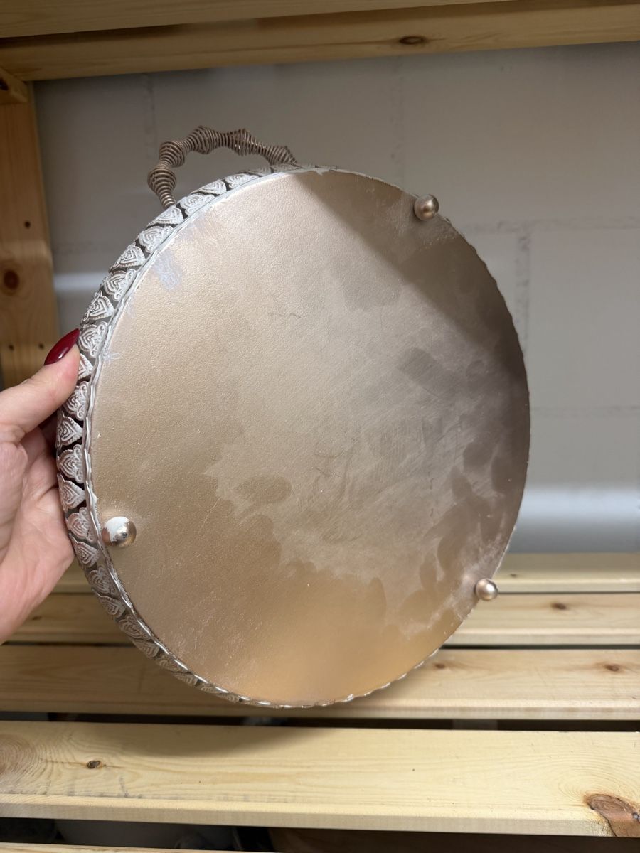 2er Set Vintage Metalltabletts – Shabby Chic – Landhausstil (D'occasion ...