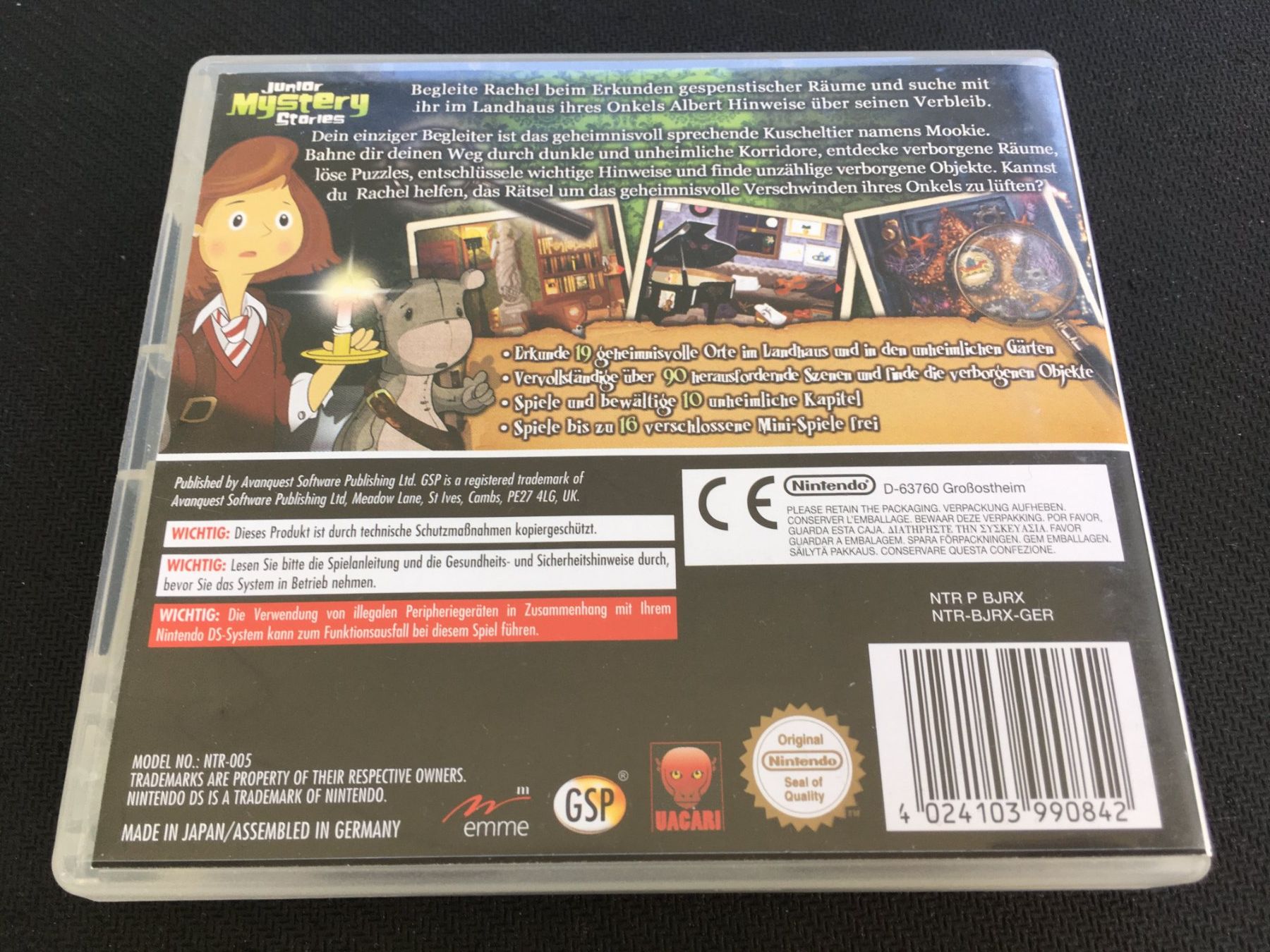 Nintendo Giochi: Junior Mystery Stories - Nintendo DS – Usato da St.Gallen venduto da Punktchen01 1
