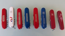 Konvolut 8 Victorinox Taschenmesser Werbemesser verschied...