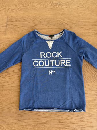 Street One Pullover, blau,"Rock Couture N°1"