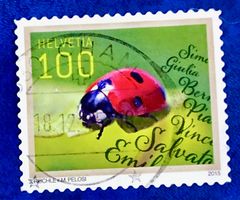 Nr.1565 Marienkäfer  Sondermarken  GESTEMPELT 2015  ﻿   