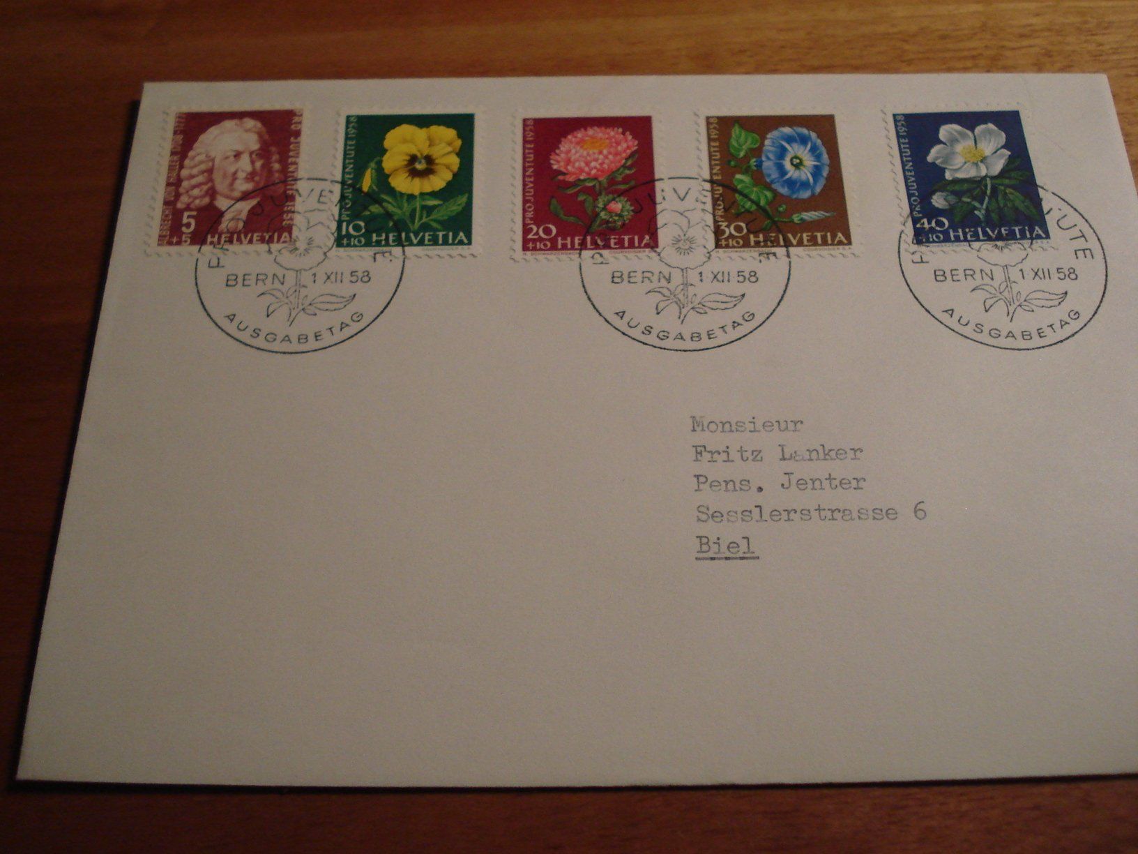 Tous les timbres: FDC Pro Juventute 1958m gelaufen – D'occasion à Niederwil AG par morostahu