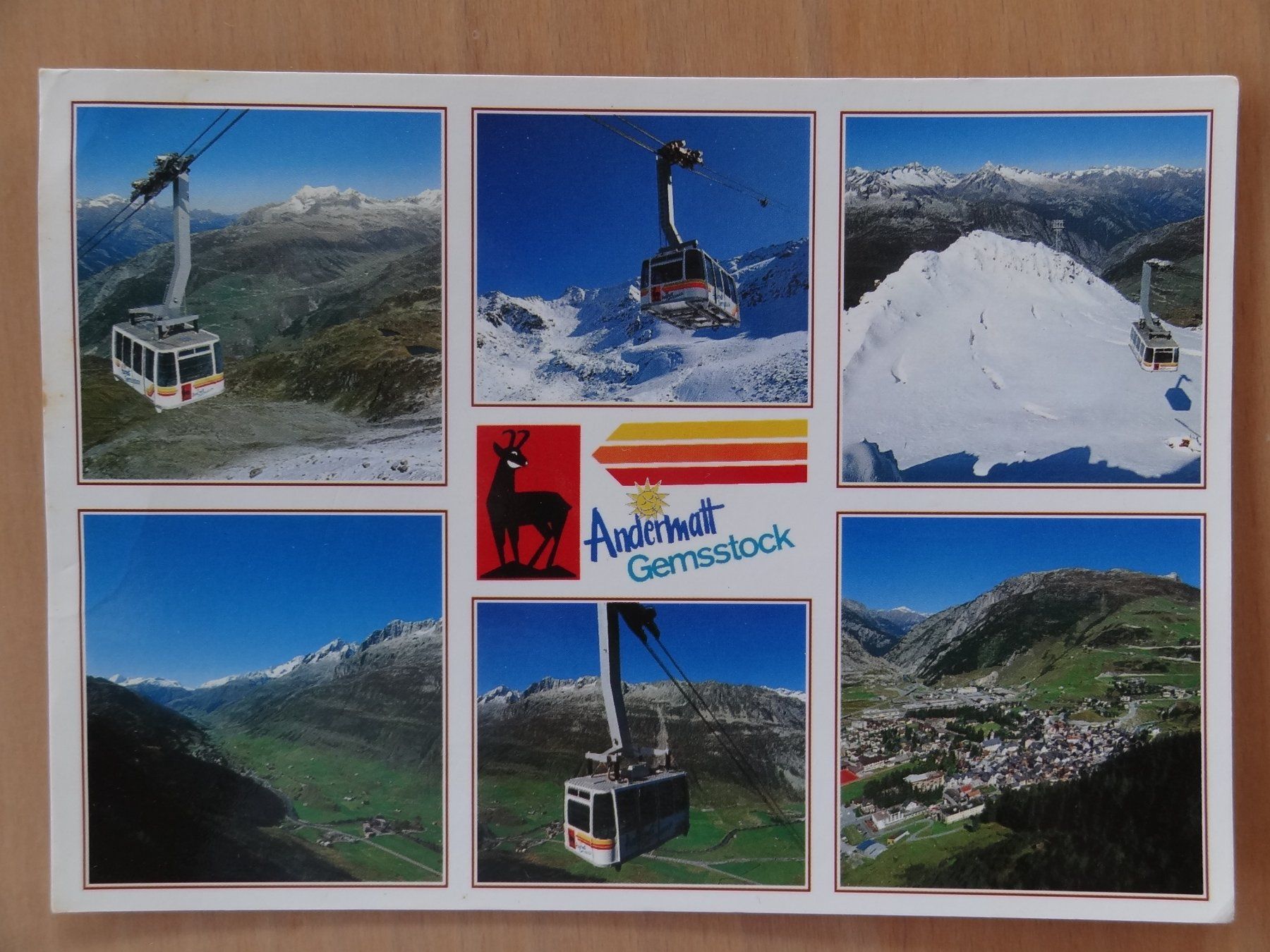 Cartoline postali: Andermatt - Gemsstock - 1995 – Usato da St Léonard venduto da Riglin