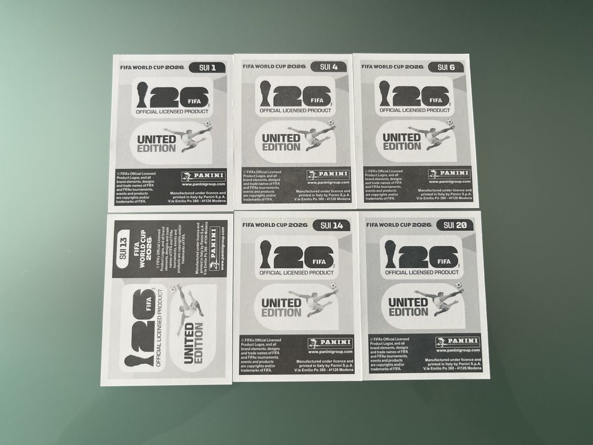 Panini Cartes à collectionner: Paninis, 68 stickers, groupes A & B – Neuf (Voir description) à Corgémont par dam_8lw7 7