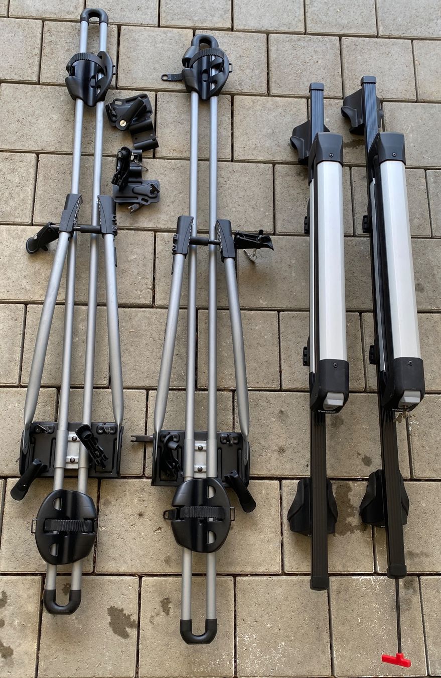 Thule Portapacchi: Thule Ski- & Veloträger: SnowPack 7324 & Thule FreeRide 532 – Usato da Gutenswil venduto da Glitzersternchen