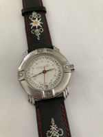 FOLLIARD Trachten Uhr Armband Edelweiss Swiss Folkloric
