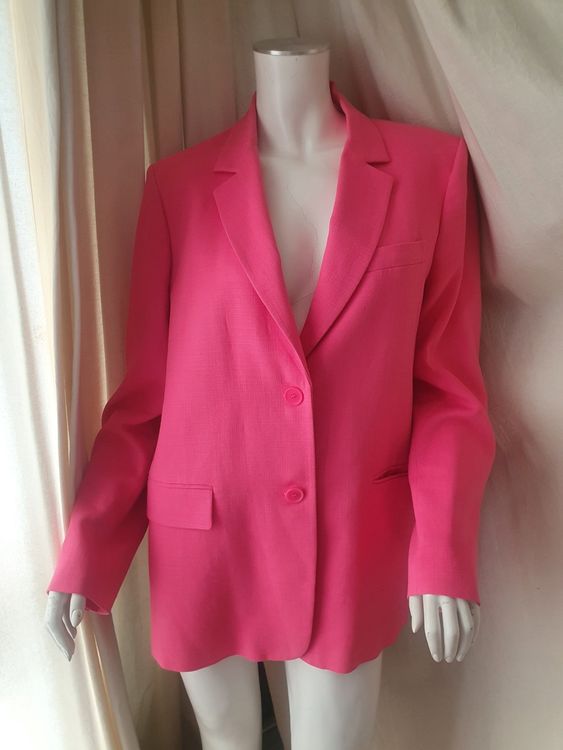 Blazer rose fushia zara hot sale