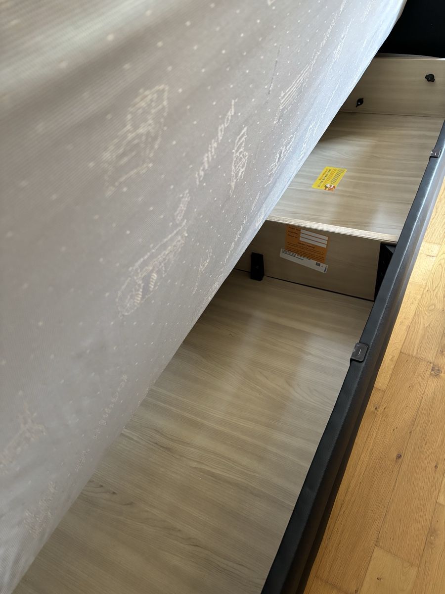 Divani: Canapé lit en cuir noir  – Usato da Neuchâtel venduto da mac_mkg5 6