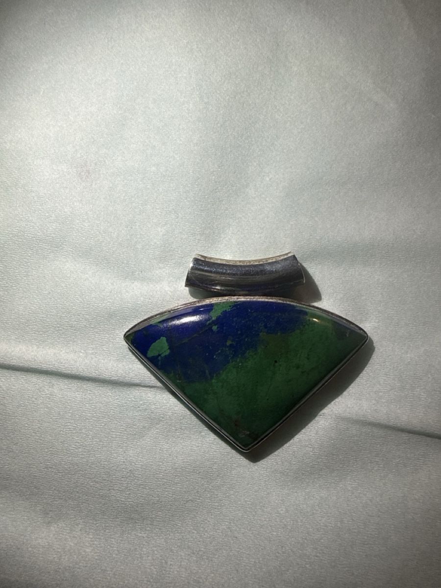 Ciondoli: Anhänger Sterling Silber mit Azurit Malachit  – Usato da Rotkreuz venduto da bless02