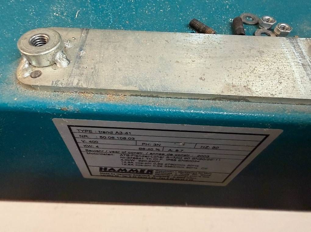Alle Maschinen: Hammer A3 41 - Dickenhobel, Abbrichtmaschine – Gebraucht aus Dörflingen von Rachmanopin 3