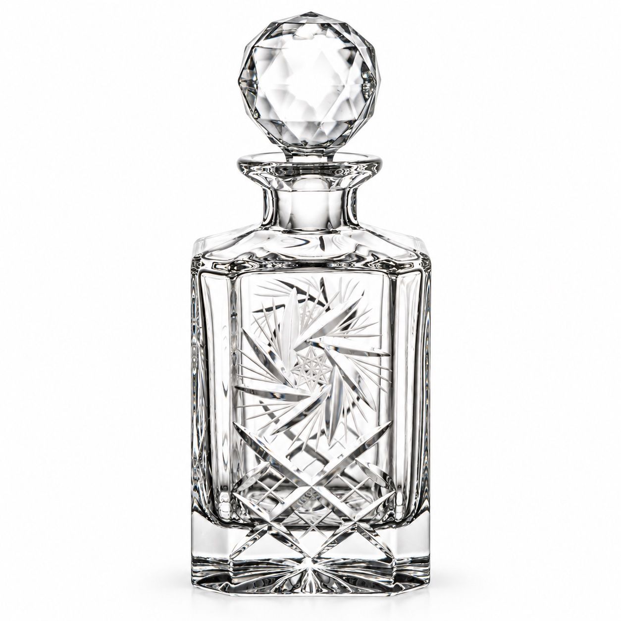 Caraffe: Whiskykaraffe Kristall 750ml  Schleudersternmuster – Nuovo e nell'imballaggio originale da Bergdietikon venduto da ArtStore24 2