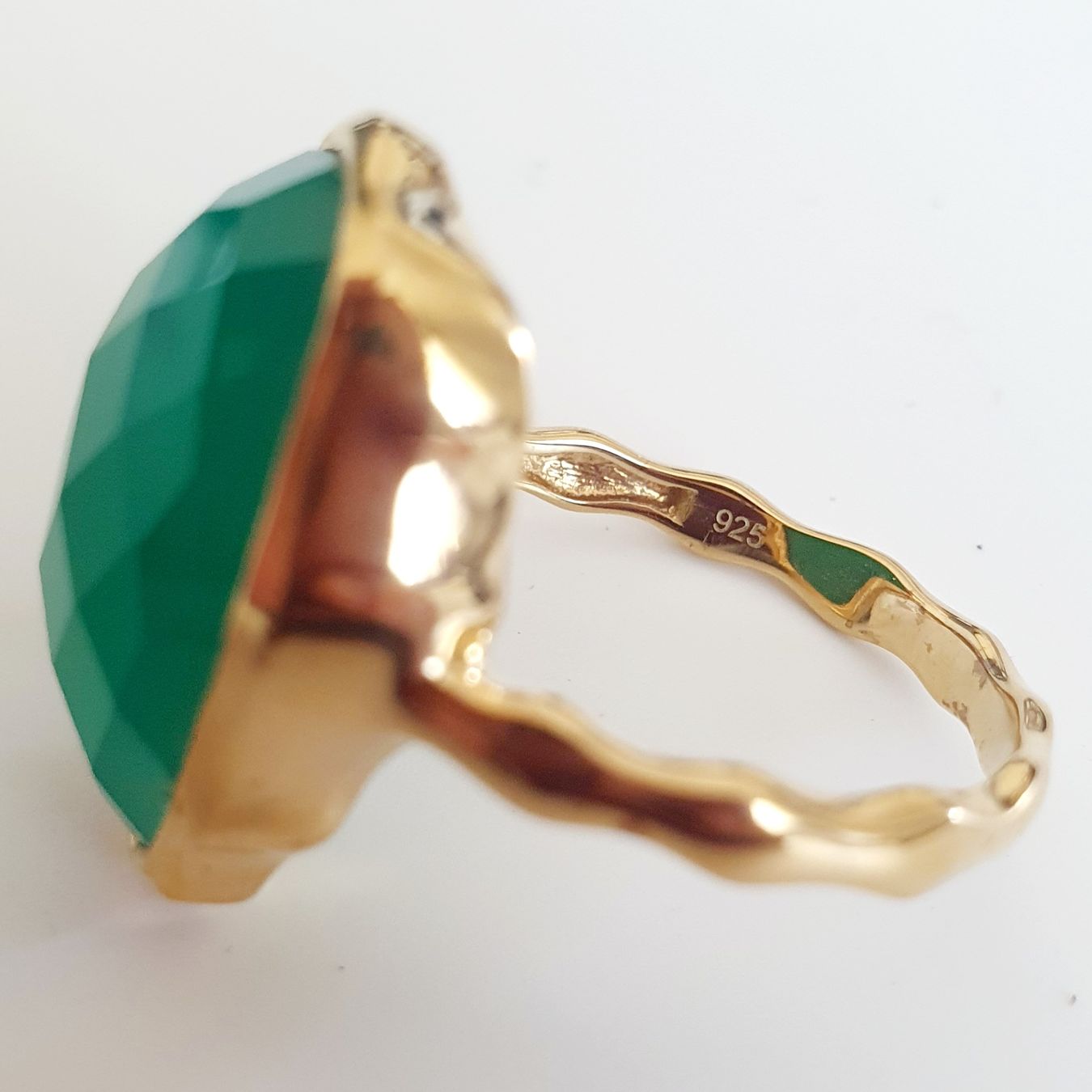 Anelli: Silber Ring 925 Silber vergoldet  gr. 20,3 mm – Usato da Kreuzlingen venduto da Wunderkiste123 6