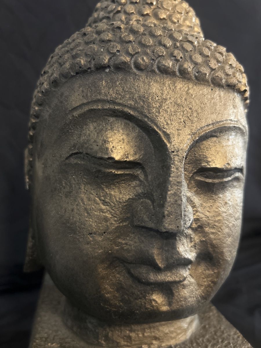 Skulpturen & Statuen: Buddha Kopf Skulptur Zen Deko Figur – Gebraucht aus Glarus von KunstWerkEr-LS87 3