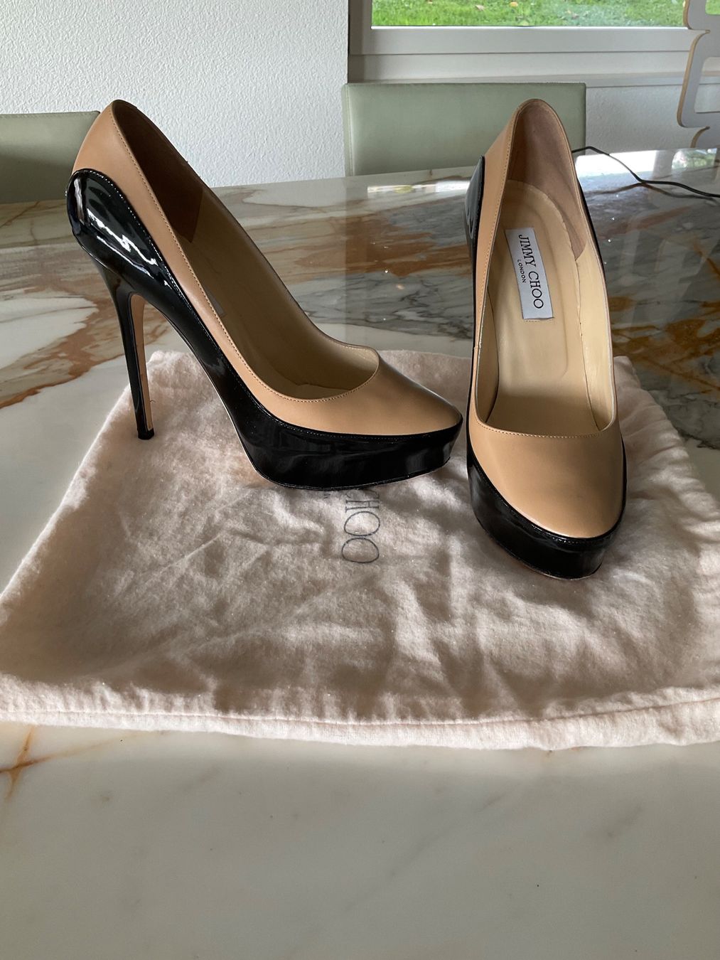Jimmy Choo Scarpe da donna: Jimmy Choo Two-Toned Platform Pump Size 39 – Usato da Baar venduto da dsb07