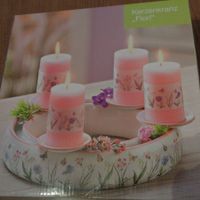 KERZEN, BLUMEN DEKORATIONS KRANZ FIORI
