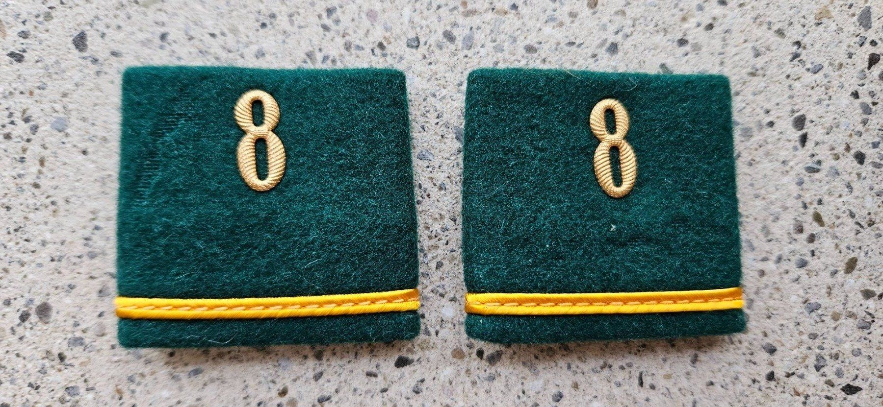 Schweizer Armee Placchette & Badge: *** Patten /Schulterschlaufen mit Nummer *** – Usato da Riedholz venduto da fr_sIruP