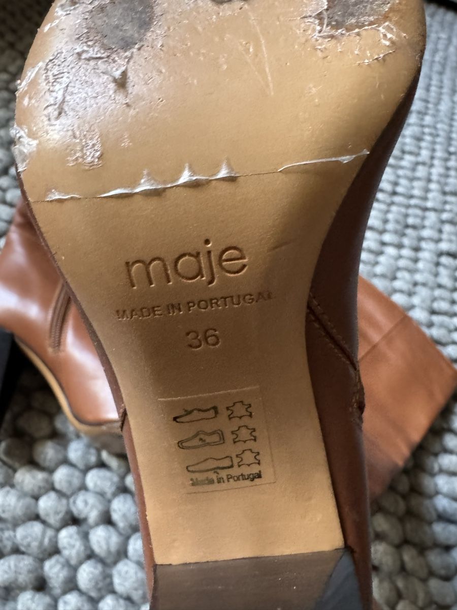 Maje Scarpe da donna: Bottes Majé en cuir cognac T.36 – Nuovo (secondo la descrizione) da Genève venduto da inf_2ggr 4