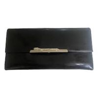 CARTIER Geldbörse schwarz Lackleder Panther
