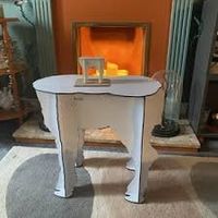 Ibride Design Hocker & Beistelltisch «Scotty» – schwarz