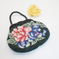 Vintage Tasche Glasperlentasche, Japan, Bag, Clutch