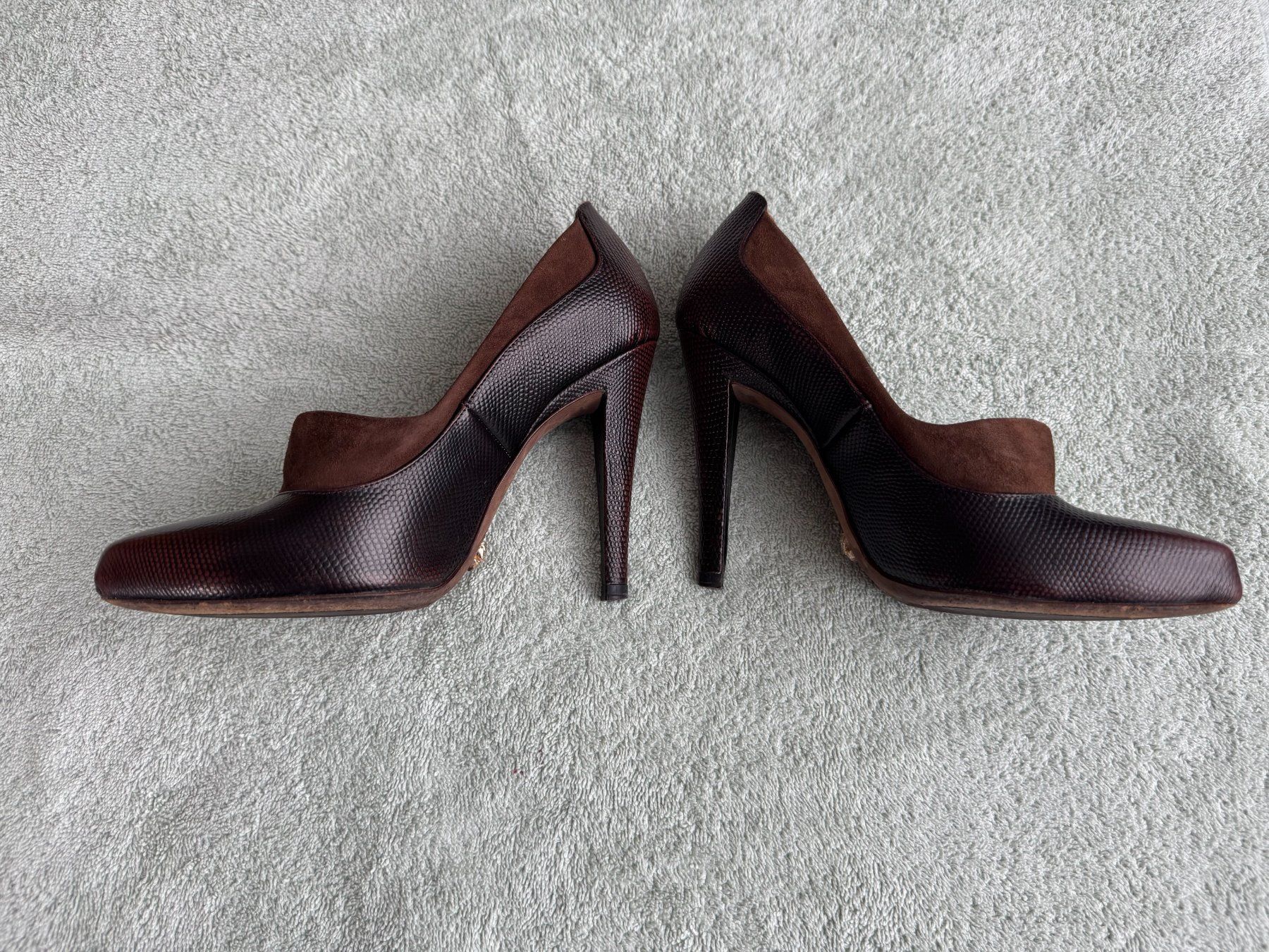 Navyboot Scarpe da donna: Damen Highheels NAVYBOOT, Gr. 36 braun – Usato da Siebnen venduto da Trans-Am 3