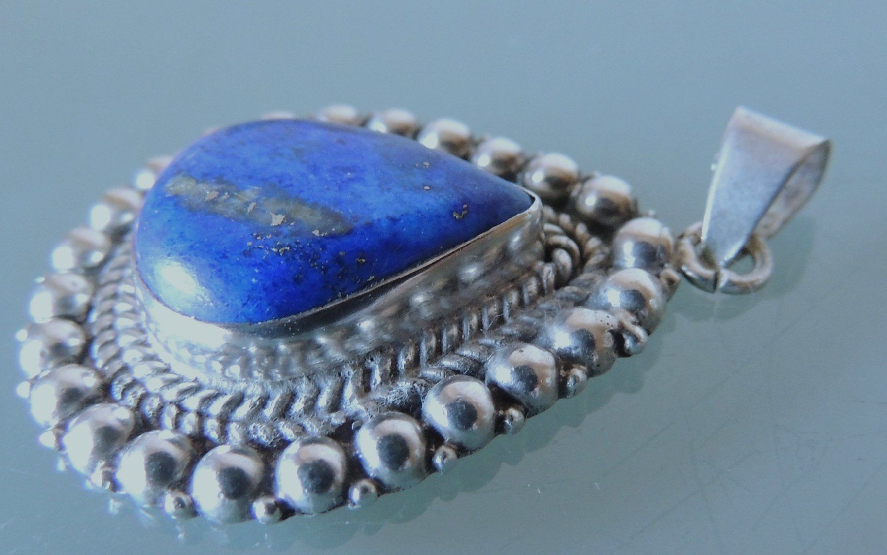 Ciondoli: Lapislazuli Silber 925 Anhänger – Usato da Waldenburg venduto da schaller707 1