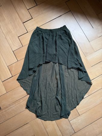 FOREVER 21 - Chiffonrock olivgrün m. integrierter Shorts S
