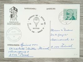 TR13 Carte Postale Suisse 1971 Theme Ballon