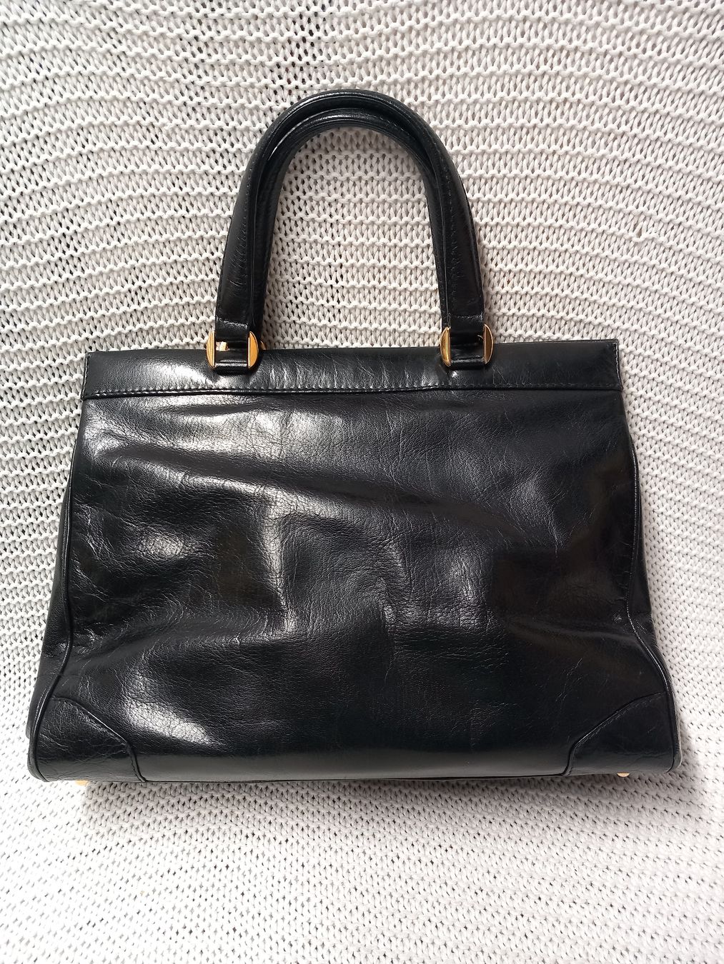 Bally Borse da donna: BALLY Vintage Echt-Leder Handtasche, schwarz – Usato da Gwatt (Thun) venduto da umwelt-brocki 1