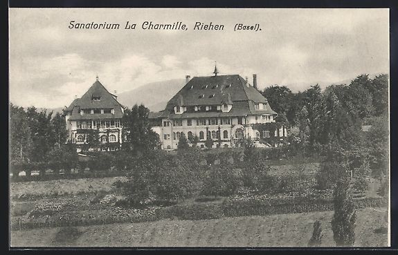 Ansichtskarten: AK Riehen, Sanatorium La Charmille – Gebraucht aus Berlin von bartko-reher