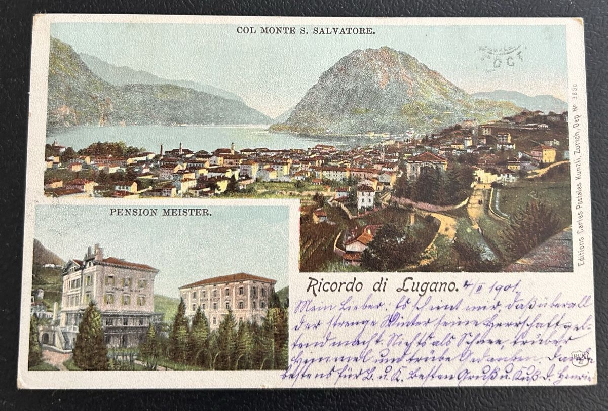 Ansichtskarten: Ricordo di Lugano – Gebraucht aus Horw von Tellbub