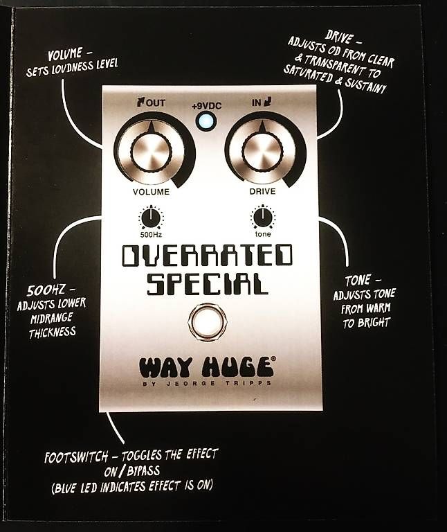 Strumenti musicali: Way Huge WHE208 Overrated Special Overdrive 2016 - Silver – Nuovo e nell'imballaggio originale da Neuchâtel venduto da Music_Avenue 2